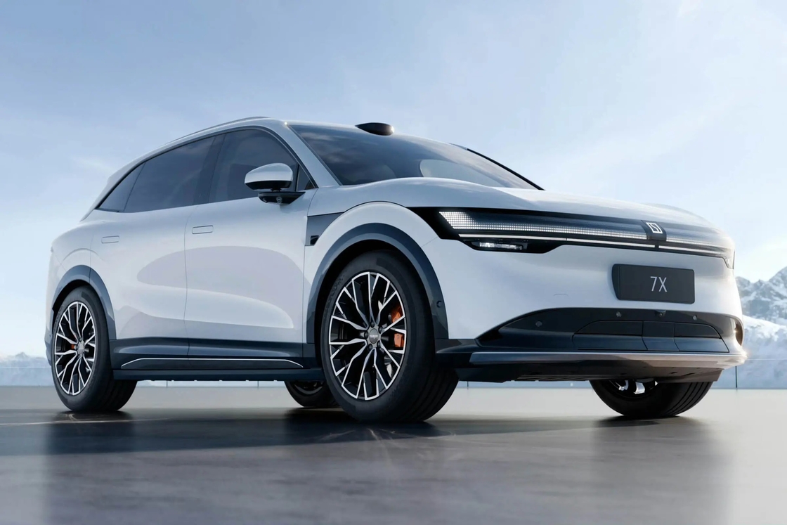 Zeekr 7x 2024 2025 4WD Pure Electric Long Range SUV 210km/h হাই স্পিড এলএইচডি নতুন মডেল ZEEKR 7X নিউ এনার্জি কার