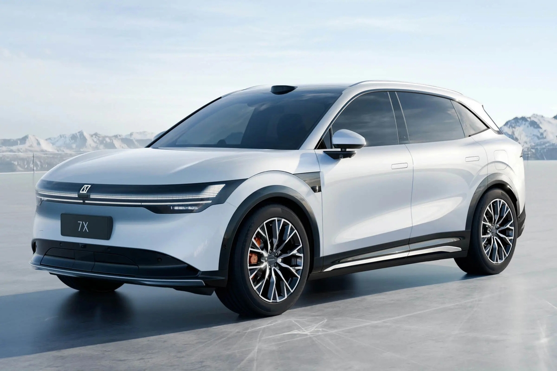 Zeekr 7x 2024 2025 4WD Pure Electric Long Range SUV 210km/h হাই স্পিড এলএইচডি নতুন মডেল ZEEKR 7X নিউ এনার্জি কার